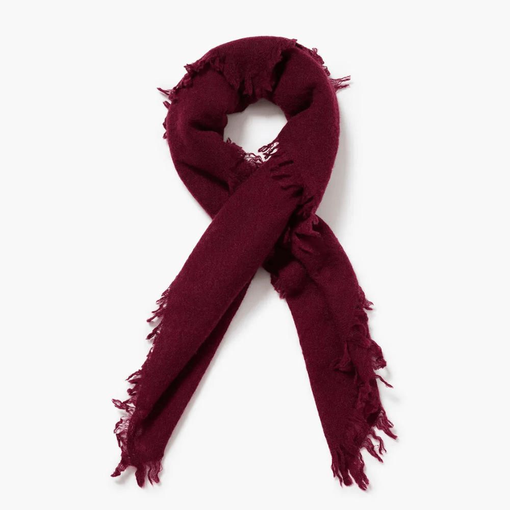 SCRF Micro Cashmere Scarf Tawny Port