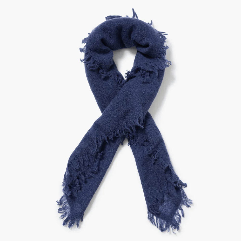SCRF Micro Cashmere Scarf Vintage Blue