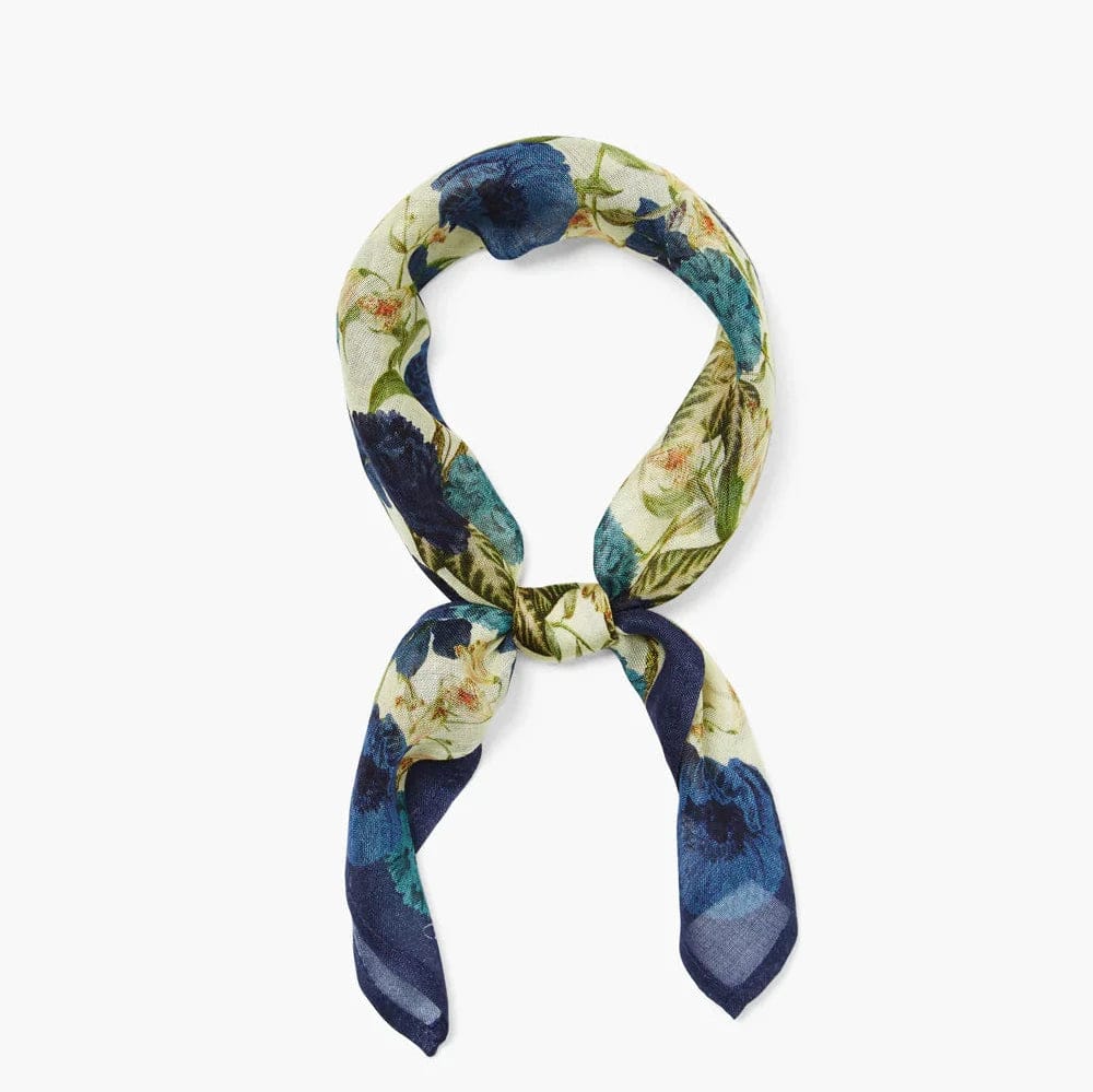 SCRF Navy Overgrown Floral Bandana