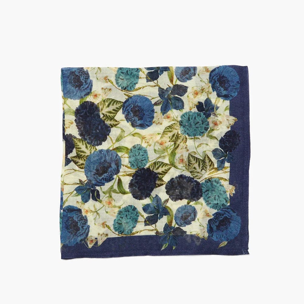 SCRF Navy Overgrown Floral Bandana