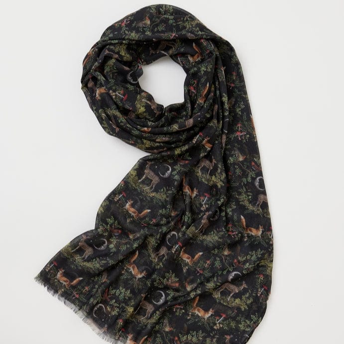 SCRF Night's Tale Woodland Lightweight Scarf Midnight