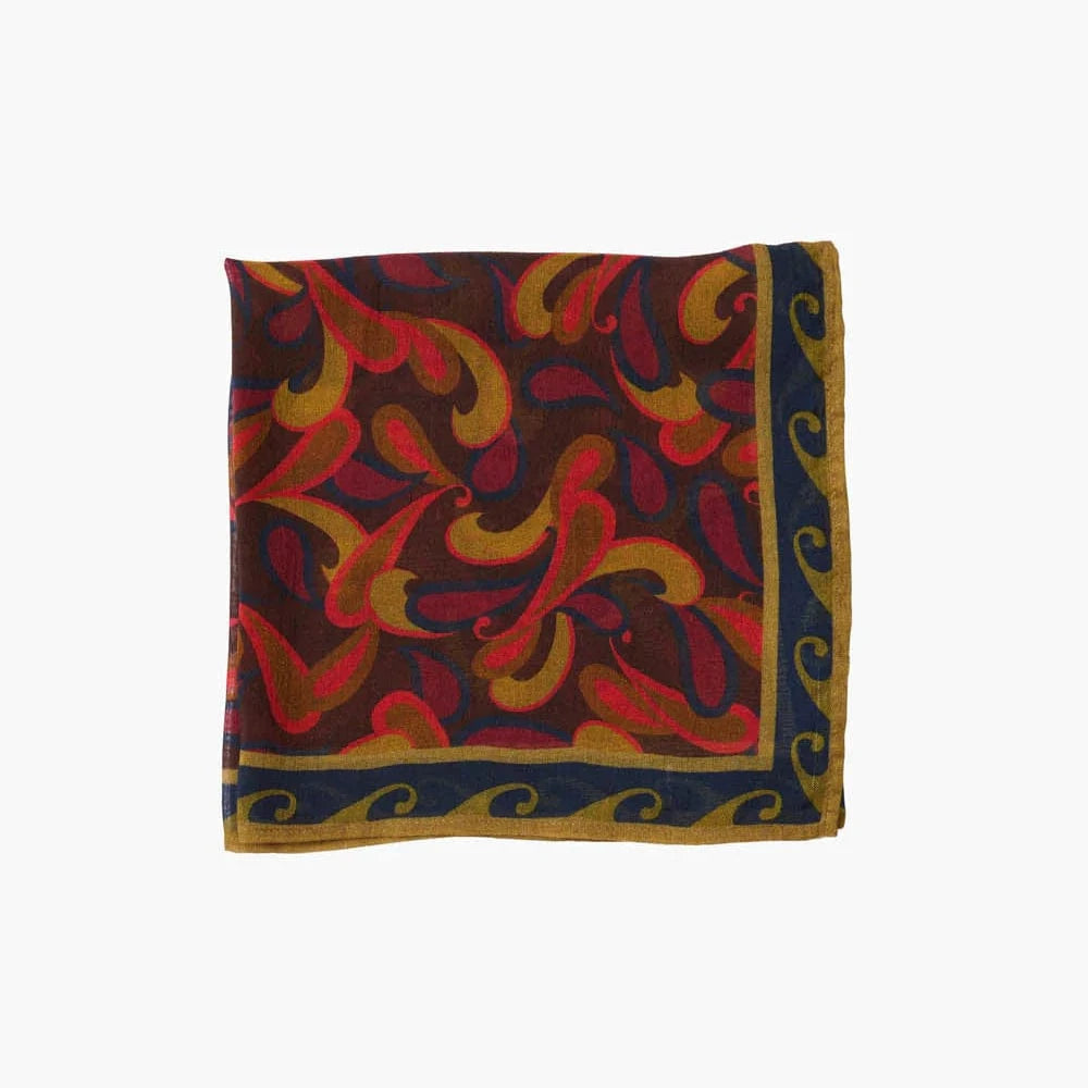 SCRF Paisley Bandana Chocolate