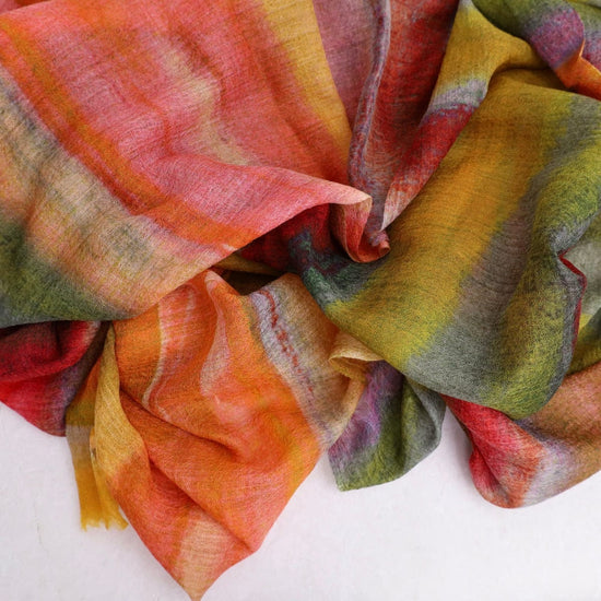 SCRF Pangden Wool Scarf - Bright Stripe