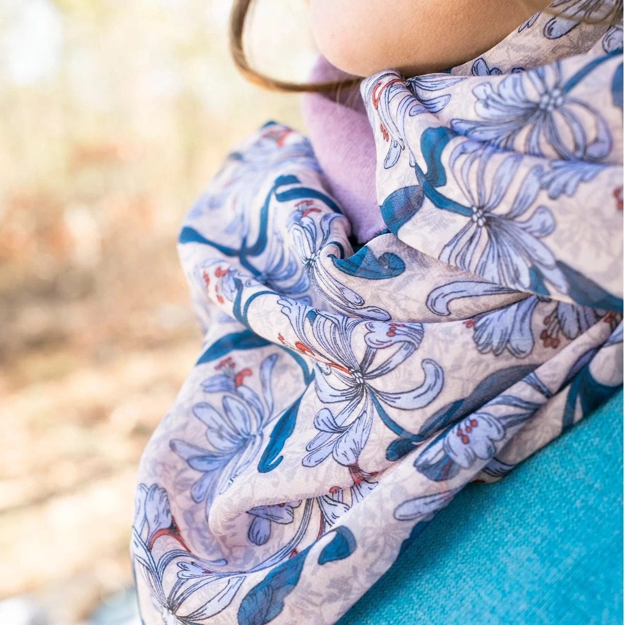 SCRF Straight Cut Scarf - Springtime Lavender