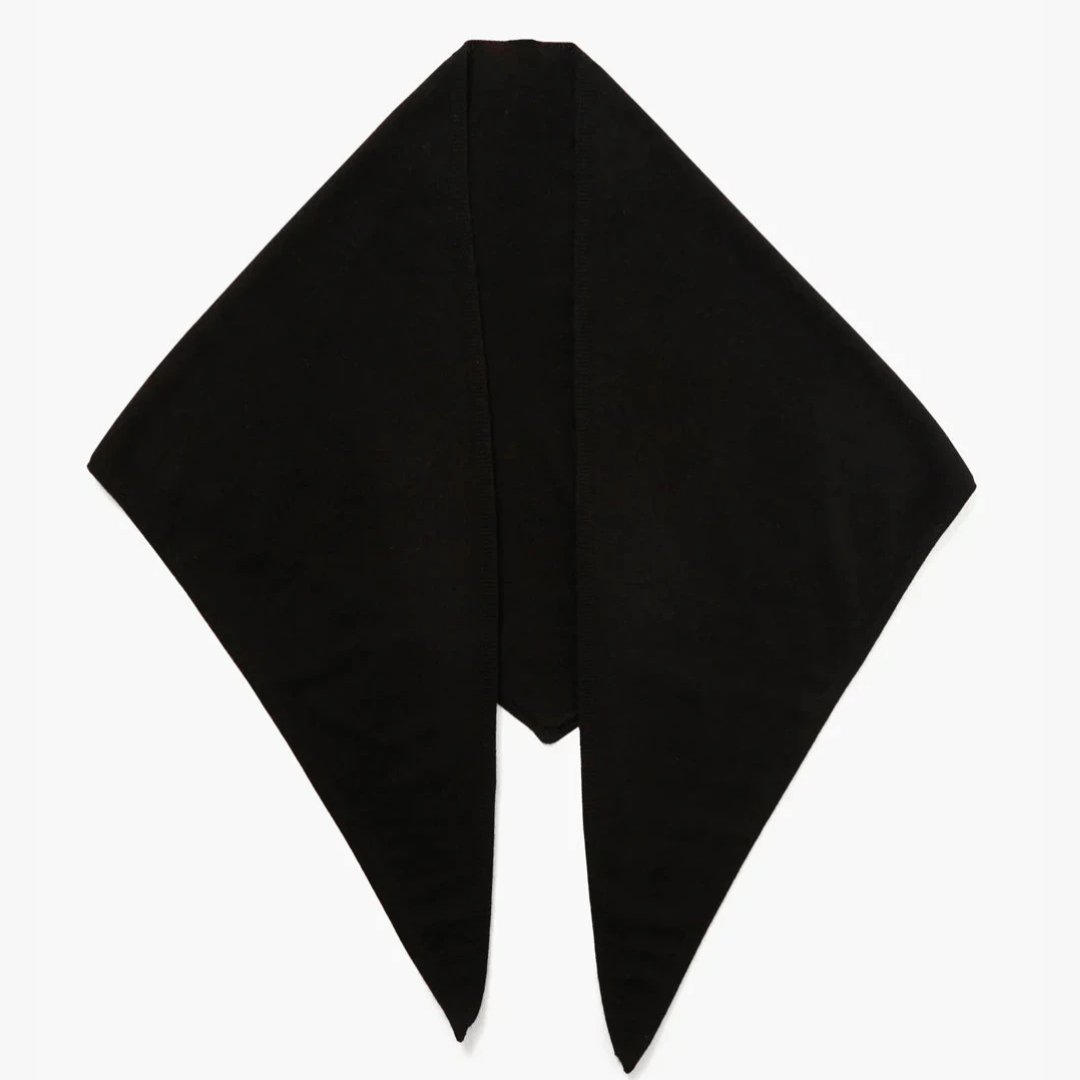 SCRF Triangle Scarf in Black