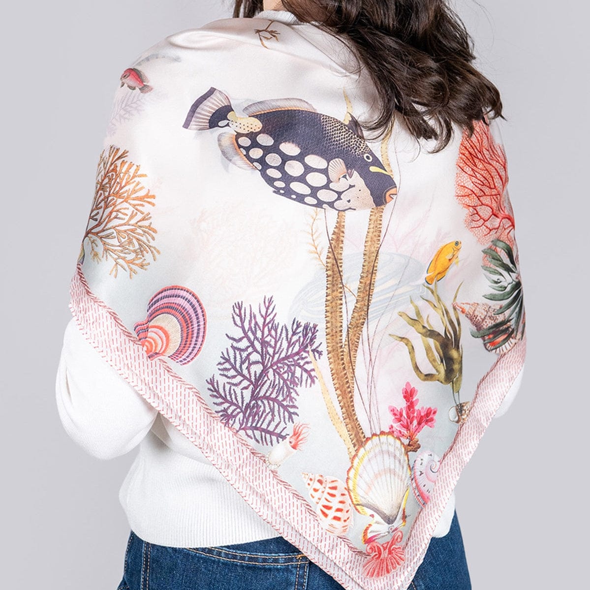 SCRF Tropical Escape Square Scarf