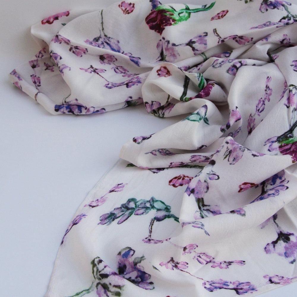 
                  
                    SCRF Watercolor Lavender Cotton Scarf
                  
                
