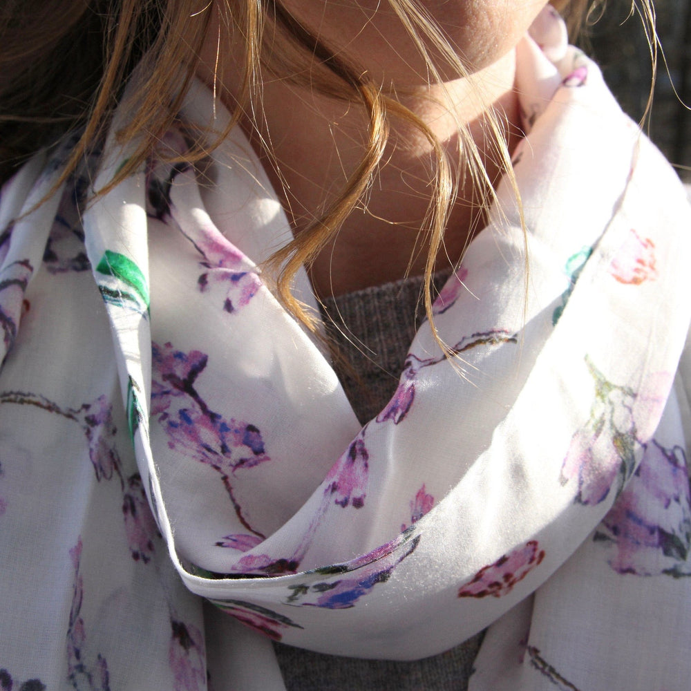 
                  
                    SCRF Watercolor Lavender Cotton Scarf
                  
                