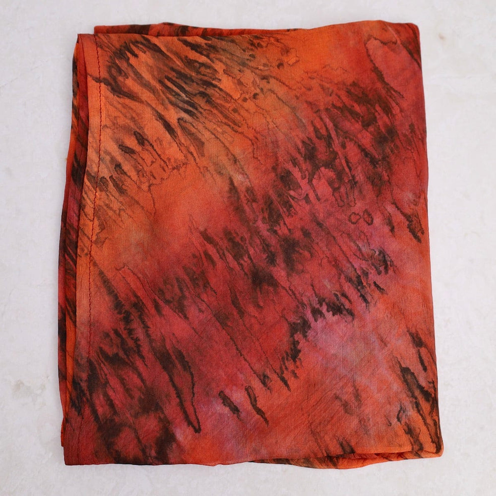 
                  
                    SCRF Yume Shibori Silk Scarf ~ Burgundy
                  
                