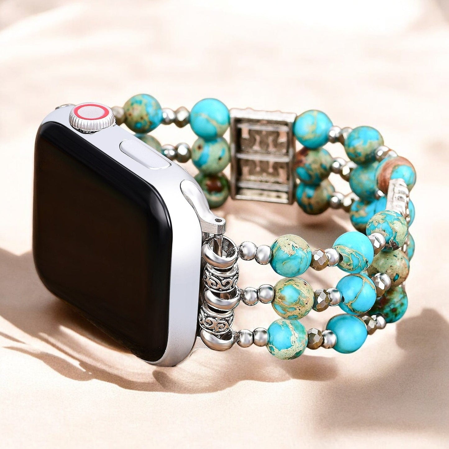 WAT Artisinal Turquoise Spirit Stretch  Apple Watch Strap