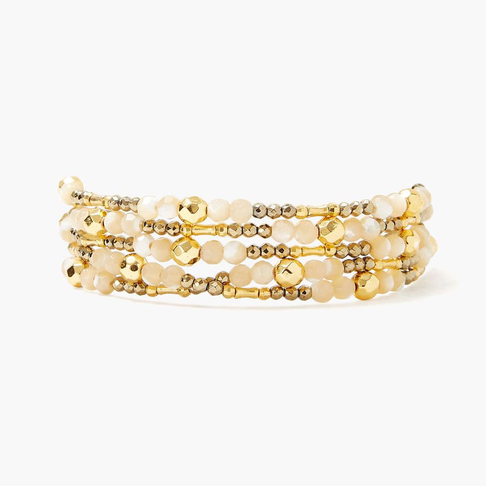 
                      
                        WRP-GPL 32" Five Naked Wrap Bracelet - Pyrite
                      
                    