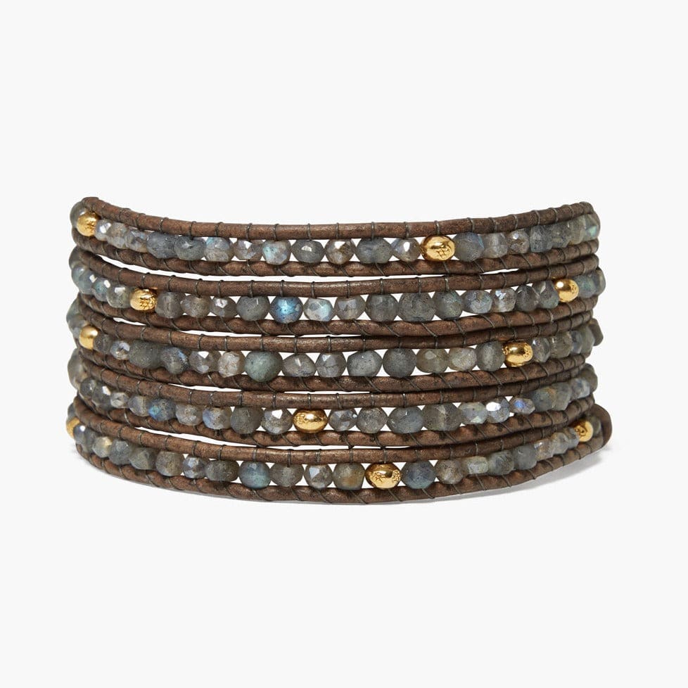 WRP-GPL DENALI WRAP BRACELET BLUE LAB MIX