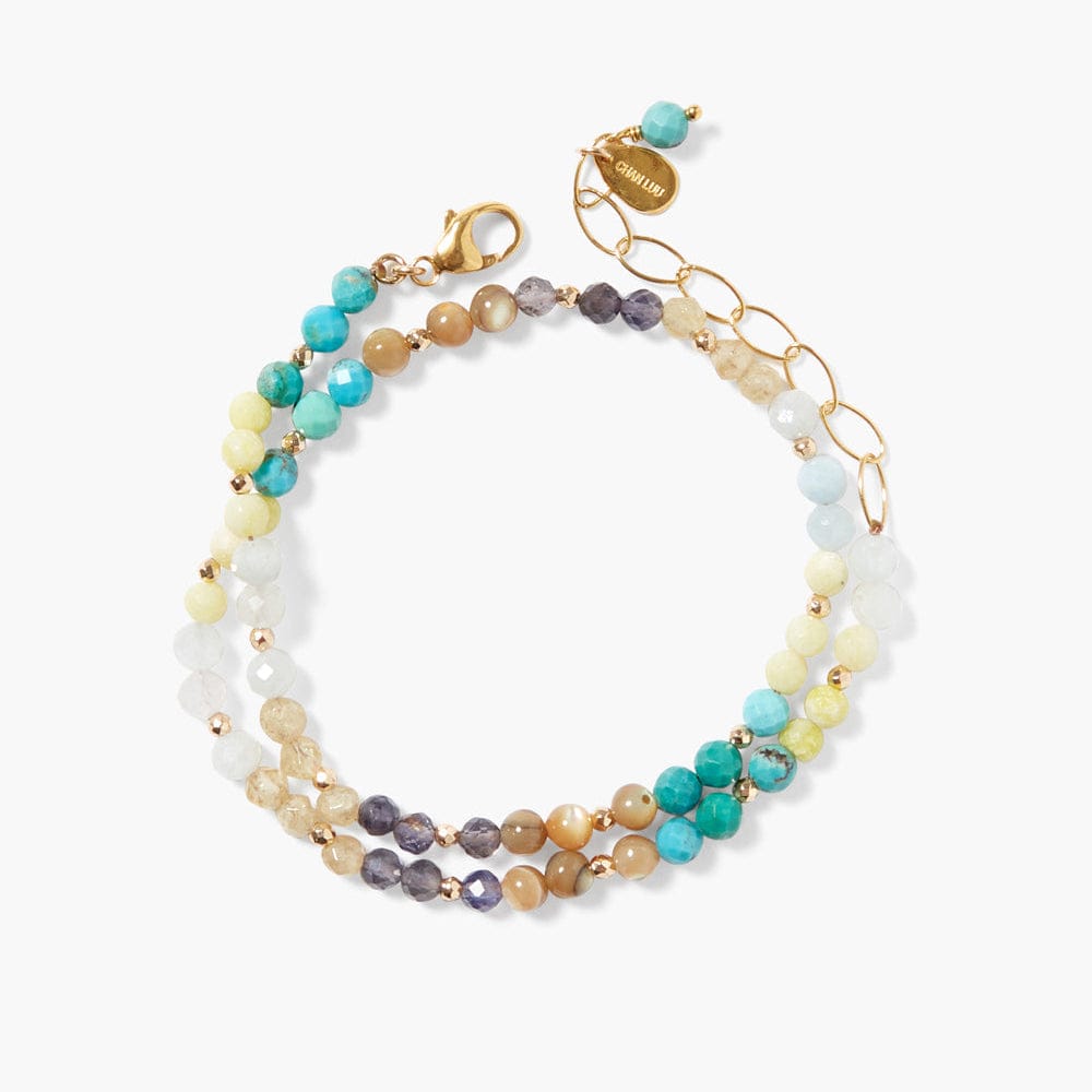 
                  
                    WRP-GPL Double Naked Wrap Bracelet Turquoise Mix
                  
                