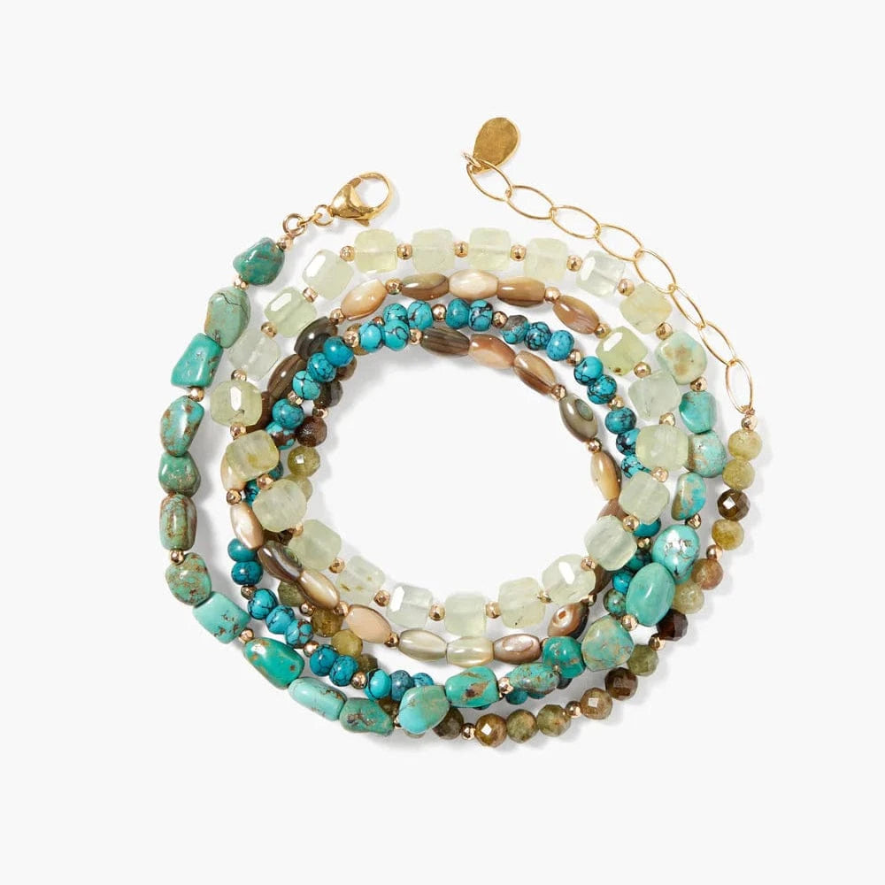 
                  
                    WRP-GPL Keyes Naked Wrap Bracelet Turquoise Mix
                  
                