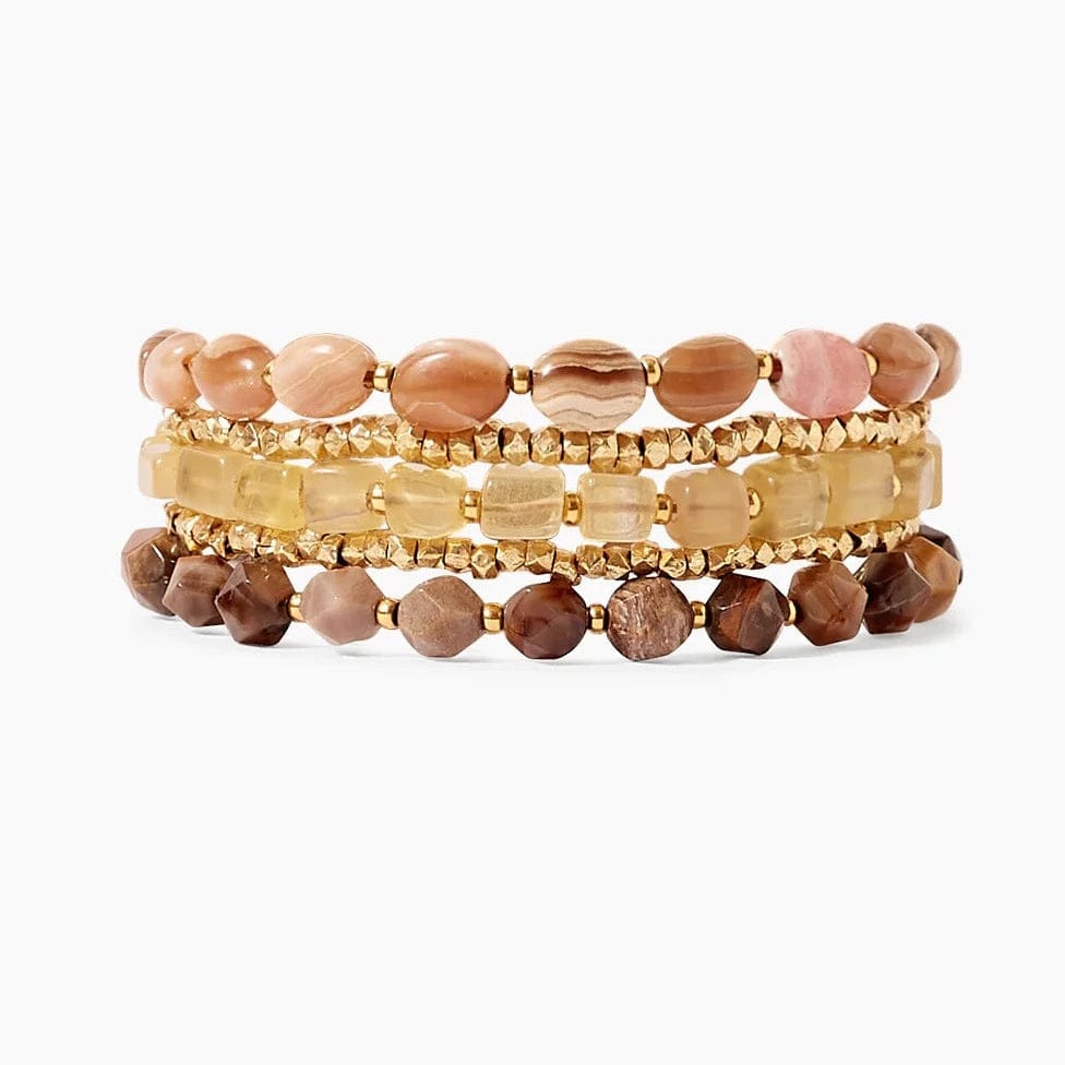 WRP-GPL Pink Mix Taos Wrap Bracelet