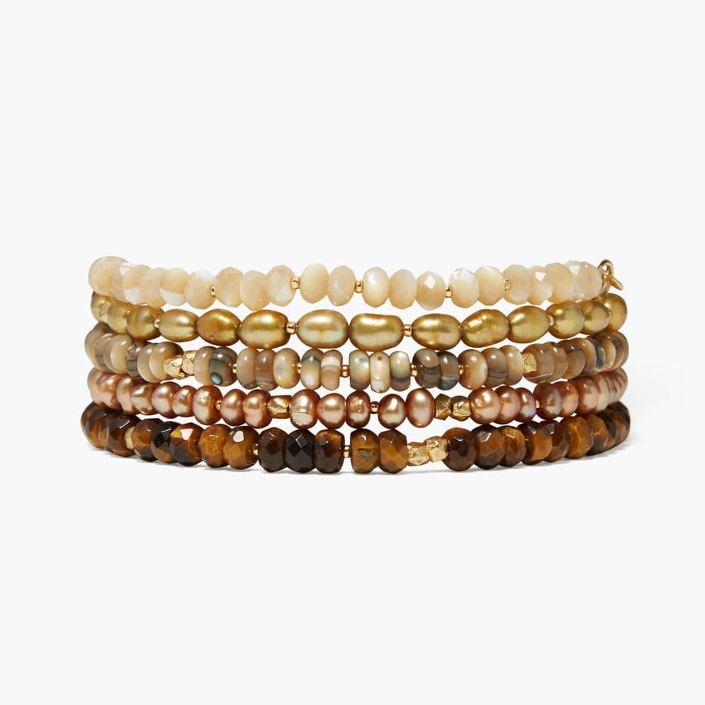 
                      
                        WRP-GPL Riviera Wrap Bracelet Natural Mix
                      
                    