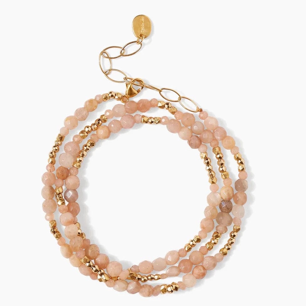 
                  
                    WRP-GPL Sunstone Granada Naked Wrap Bracelet
                  
                