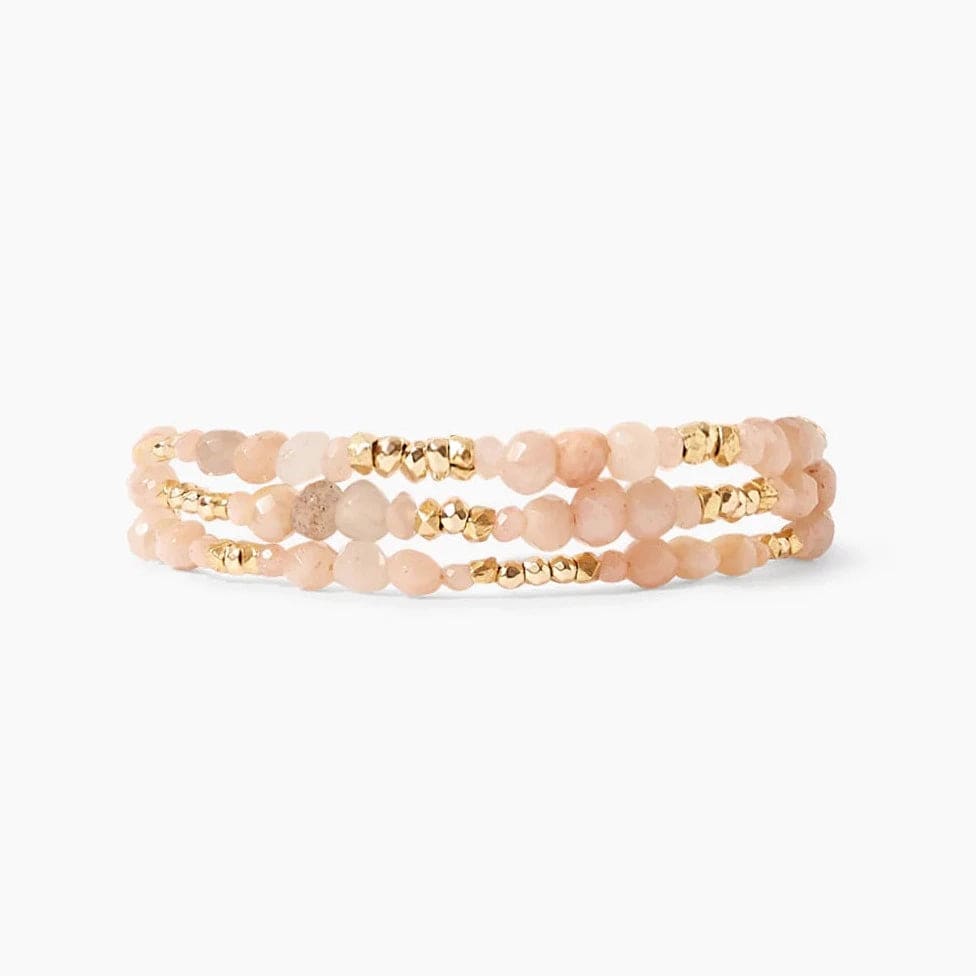 WRP-GPL Sunstone Granada Naked Wrap Bracelet