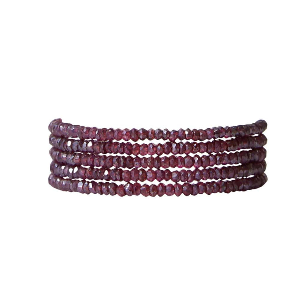 WRP Mystic Garnet Naked Wrap Bracelet