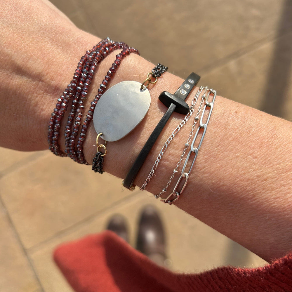 WRP Mystic Garnet Naked Wrap Bracelet