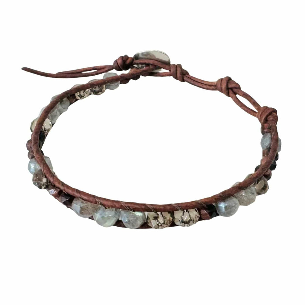 
                      
                        WRP Sterling Silver Red Tiger's Eye Mix Single Wrap Bracelet
                      
                    