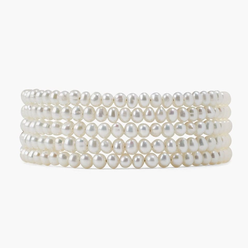 
                      
                        WRP White Pearl Naked Wrap Bracelet
                      
                    