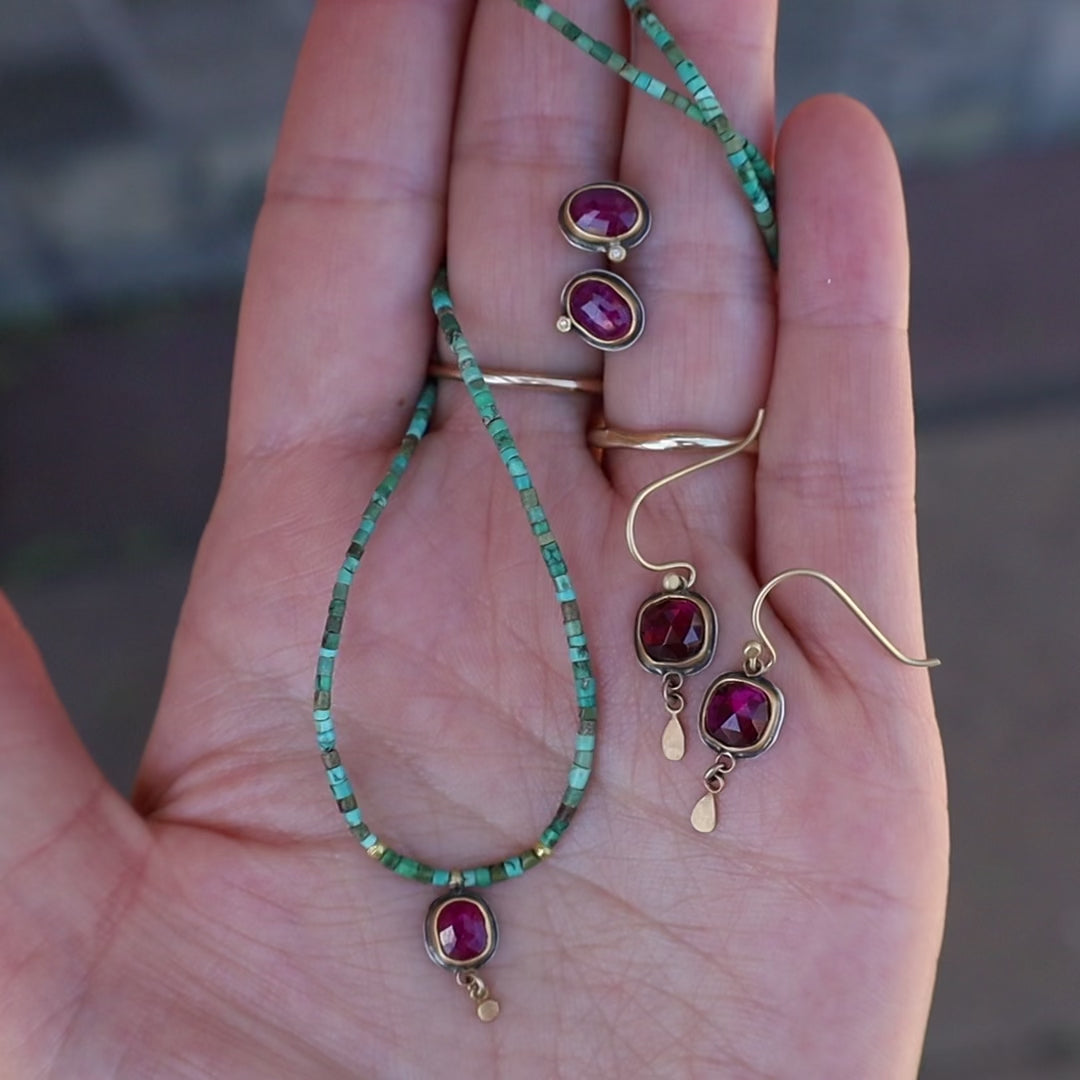 Turquoise Amazonite Beaded Necklace – RAW Copenhagen